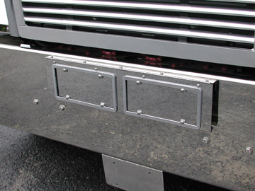 Bumper Face License Plate Holder image