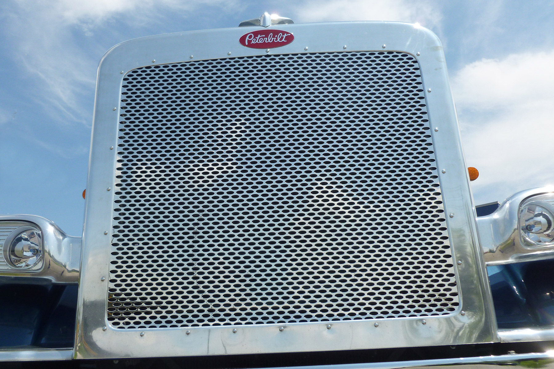 Front Grille With Peterbilt Ovals image