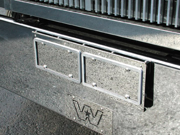 Bumper Face License Plate Holder image