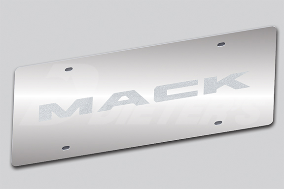 Mack License Plate image