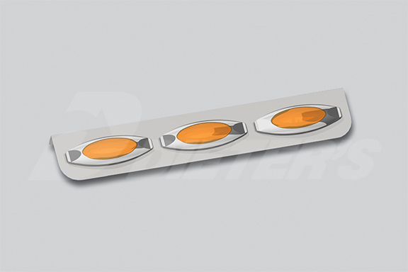 Freightliner Three-Bulb Oval Light Bar image