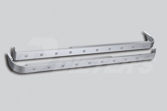 58″ Sleeper Panels with Extenders For Dual Cab Exhaust image