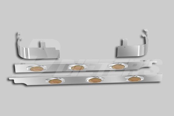 Jupes de cabine - Essieu déporté DayCab avec double échappement image