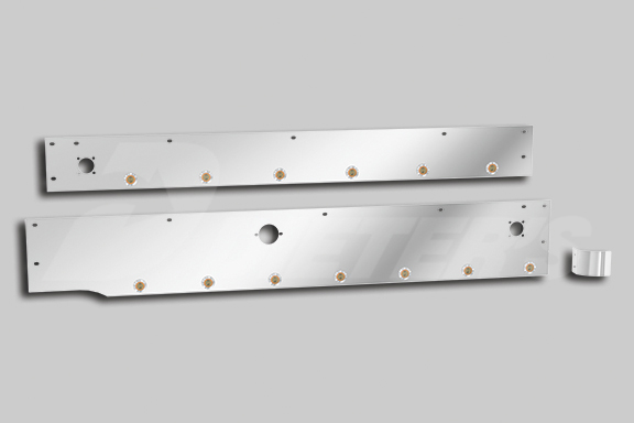 Imagen de faldones de guardabarros divididos para modelos con motor ISX