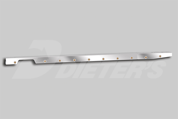 DRIVER SIDE 76″ SLEEPER SKIRT - T680 NEXT GEN - 8″ FUEL FILL LOCATION image