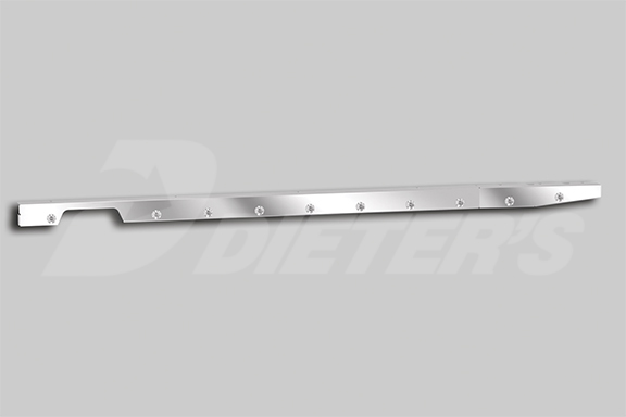 DRIVER SIDE 76″ SLEEPER SKIRT – T680 NEXT GEN – 8″ FUEL FILL LOCATION image