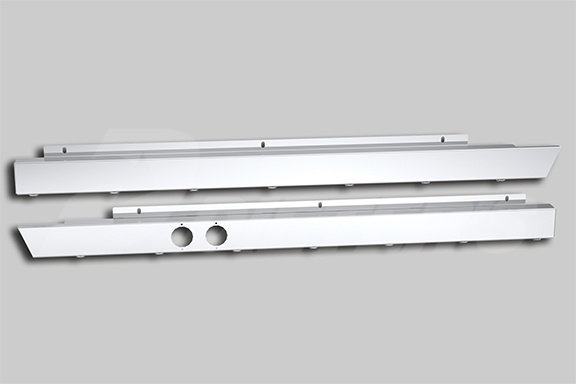 NEW MODEL 579 124″ BBC UNDERBODY EXHAUST CAB SKIRTS image