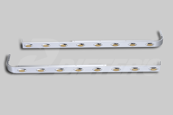 58″ Sleeper Panels with Extenders For Dual Cab Exhaust image